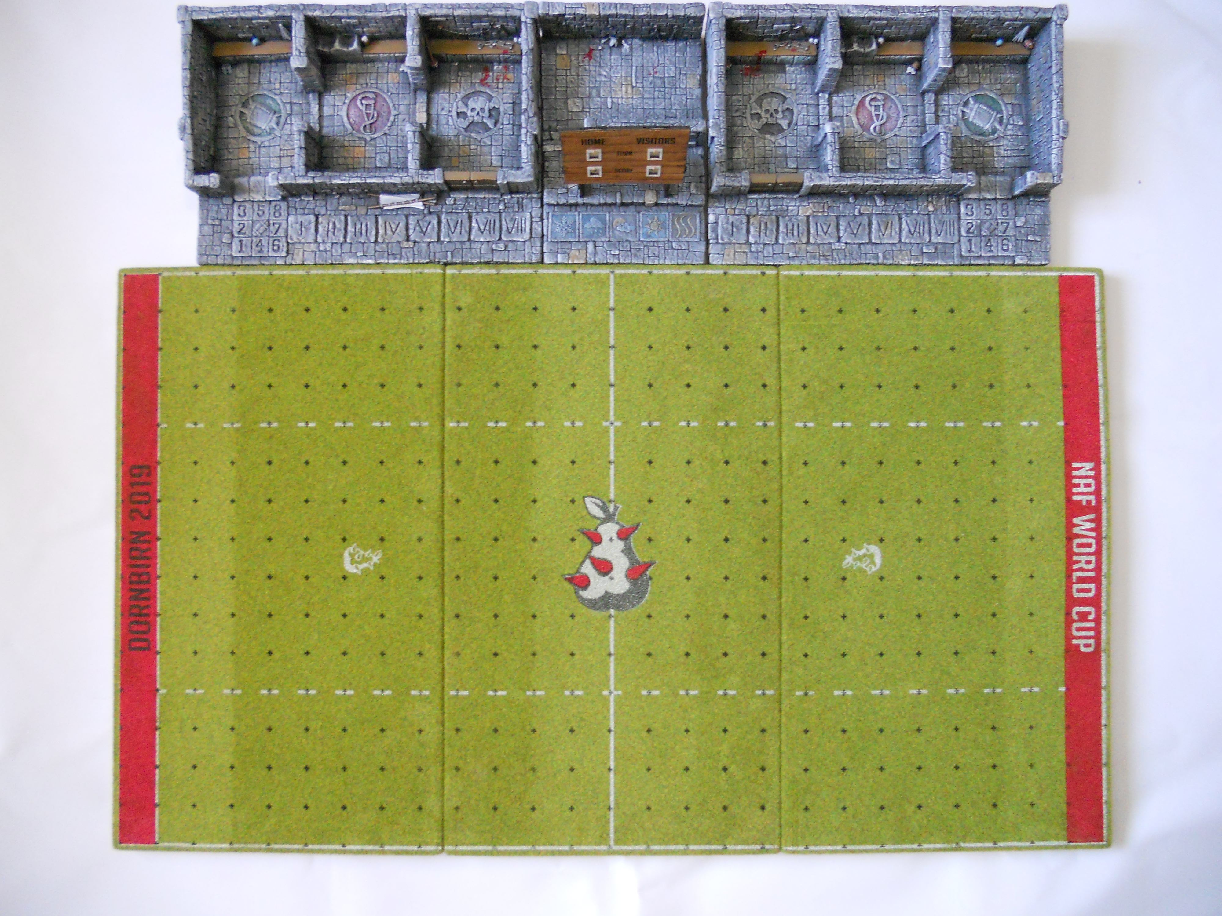 World Cup Pitch and Dugouts